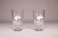 NIU Alumni 16 Oz Pint Glasses